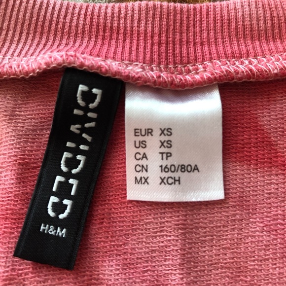 H&M | Cropped Tie Dye Sweater - Picture 5 of 5